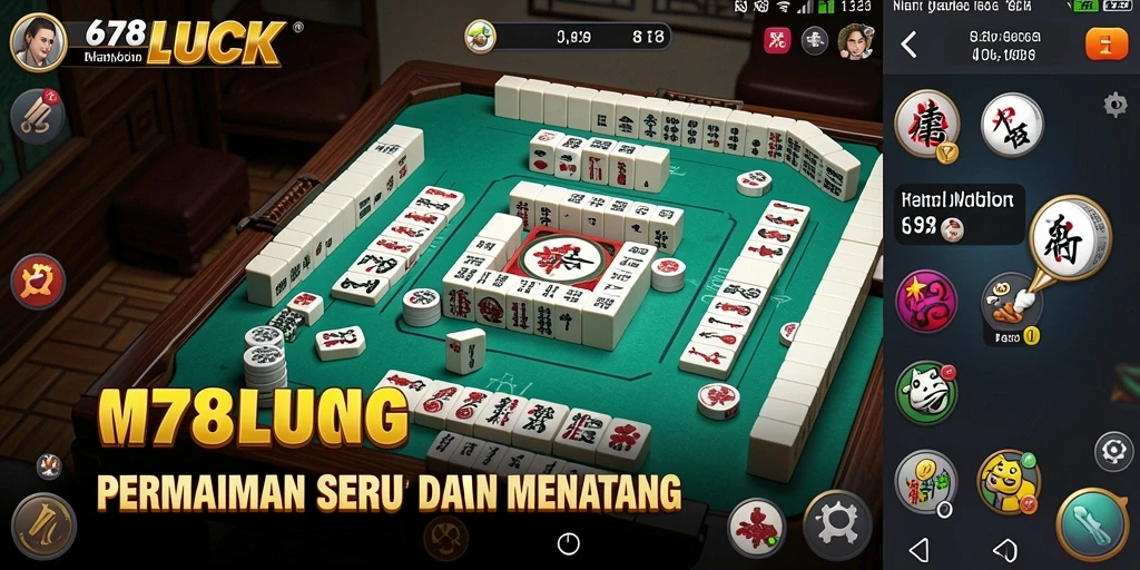 Screenshot gameplay Mahjong yang menampilkan tantangan seru di 678LUCK.