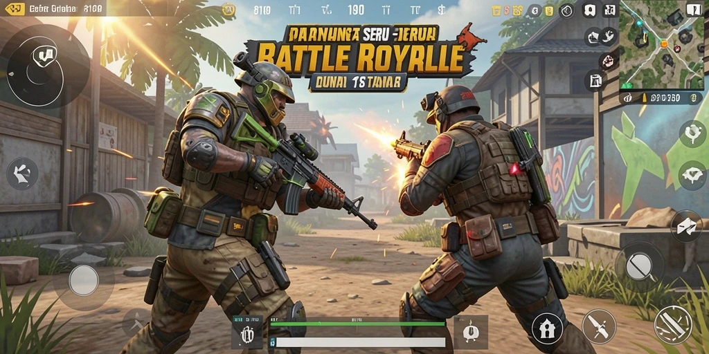 Tampilan gameplay seru dan mendebarkan di 8180.