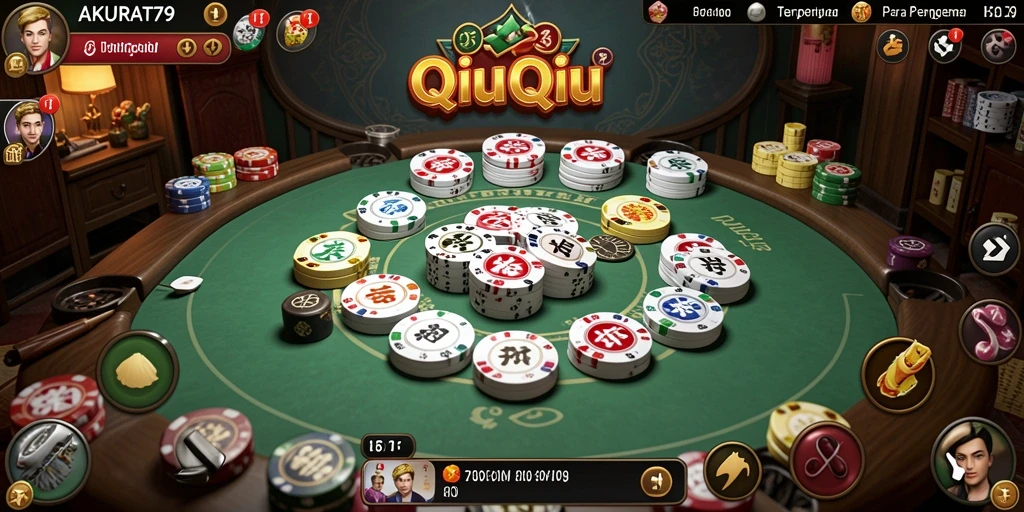 Screenshot gameplay QiuQiu menampilkan pengalaman bermain yang seru.