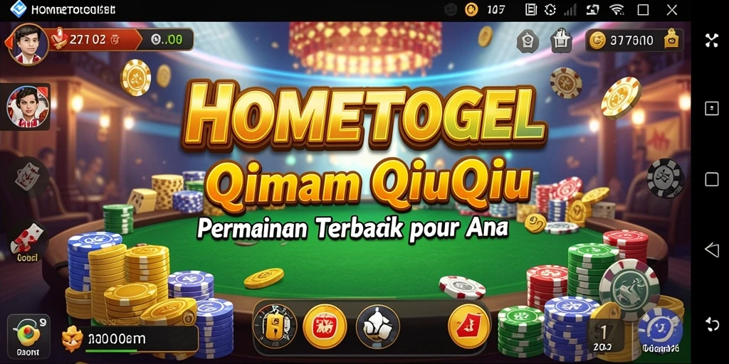 Tampilan gameplay HOMETOGEL yang mendebarkan dalam QiuQiu.