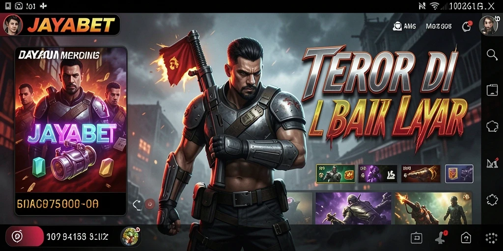 Screenshot utama JAYABET menampilkan suasana gameplay yang mencekam dan misterius.