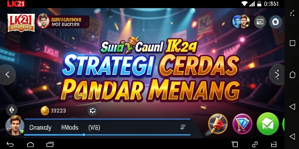 Tampilan dinamis gameplay LK21 menunjukkan pertarungan strategis yang mengasyikkan.