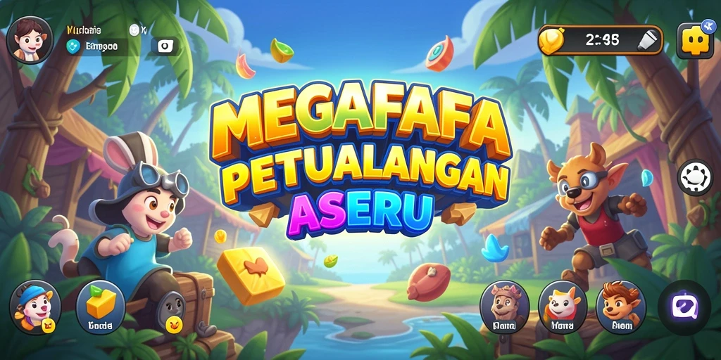 Gameplay seru MEGAFAFA dengan grafis menakjubkan.