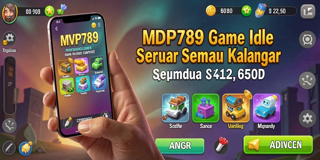 Tampilan gameplay MVP789 yang menarik dan penuh warna dalam genre Idle.