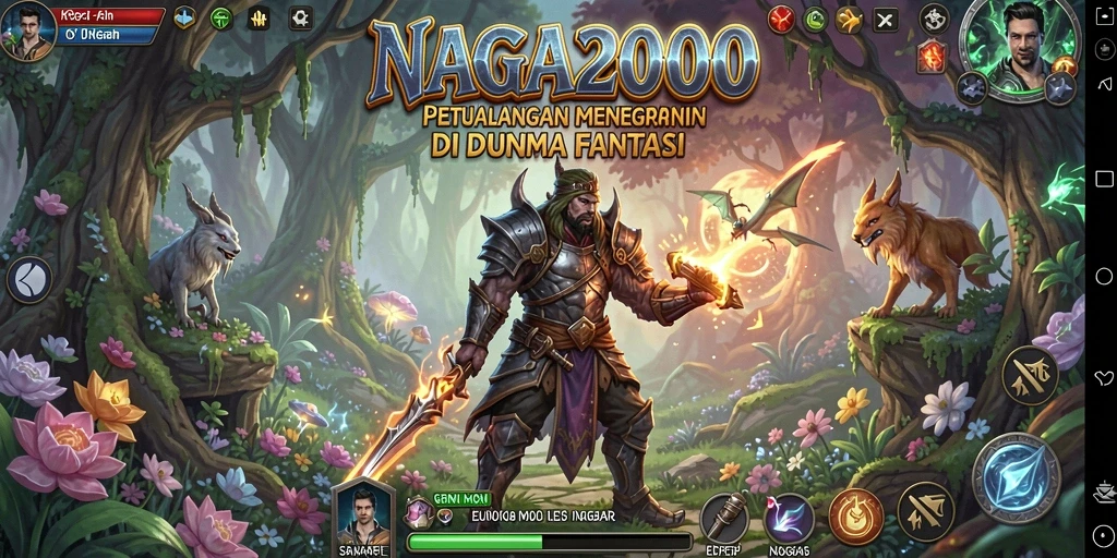 Tampilan gameplay seru dalam petualangan NAGA2000.