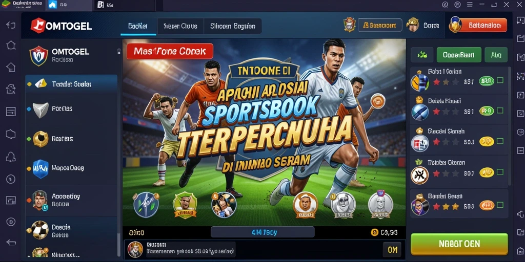 Tampilan antarmuka OMTOGEL saat gameplay yang menarik dan interaktif.