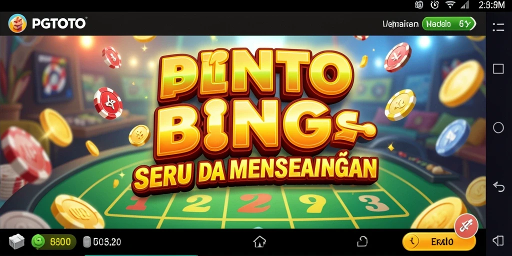 Tangkapan layar gameplay PGTOTO menunjukkan suasana Bingo yang menegangkan.