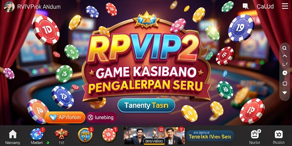 Tampilan menarik dari gameplay RPVIP2 dalam kasino virtual.