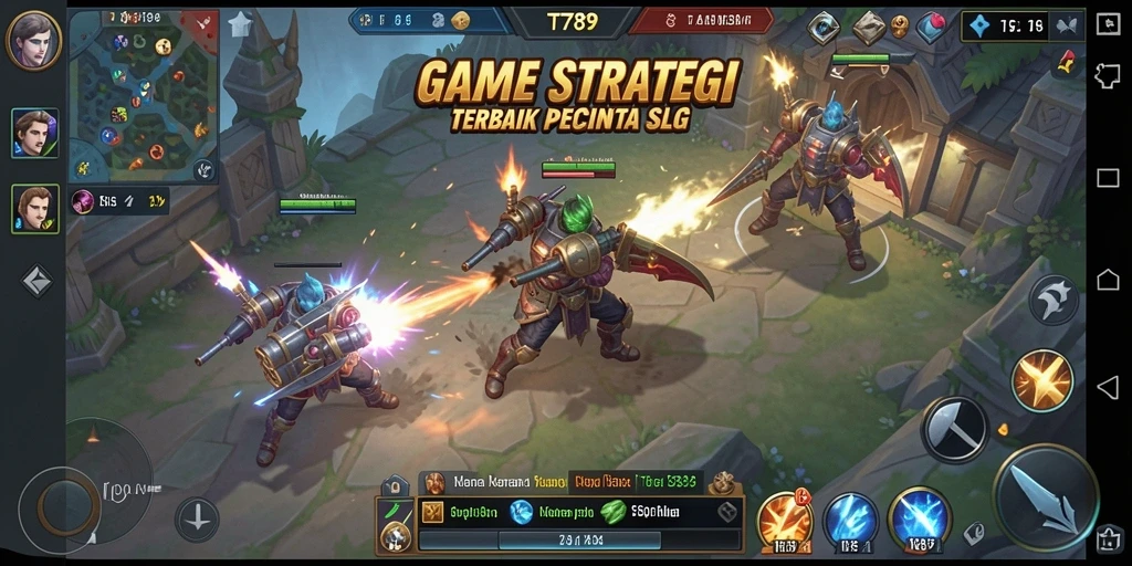 Screenshot TT789 yang menunjukkan aksi pertempuran strategi menarik.